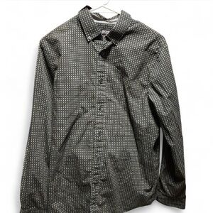 Michael Kors Navy Blue Patterned Men's Shirt